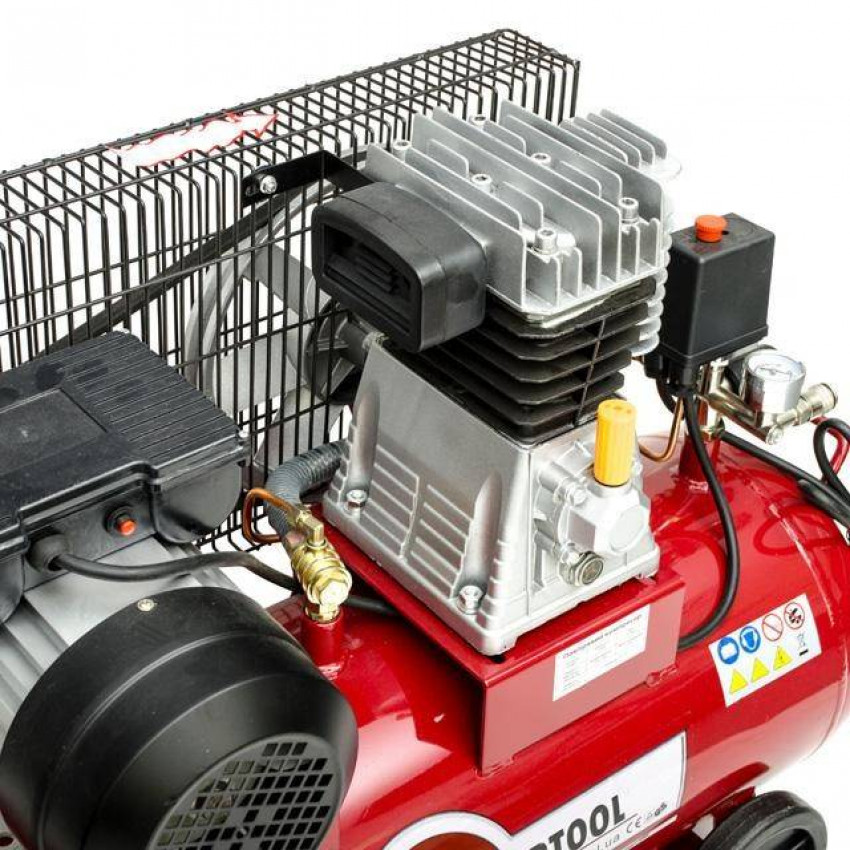 Компресор 50л, 1.8 кВт, 220 В, 10 aтм, 250 л/хв. INTERTOOL PT-0011-PT-0011