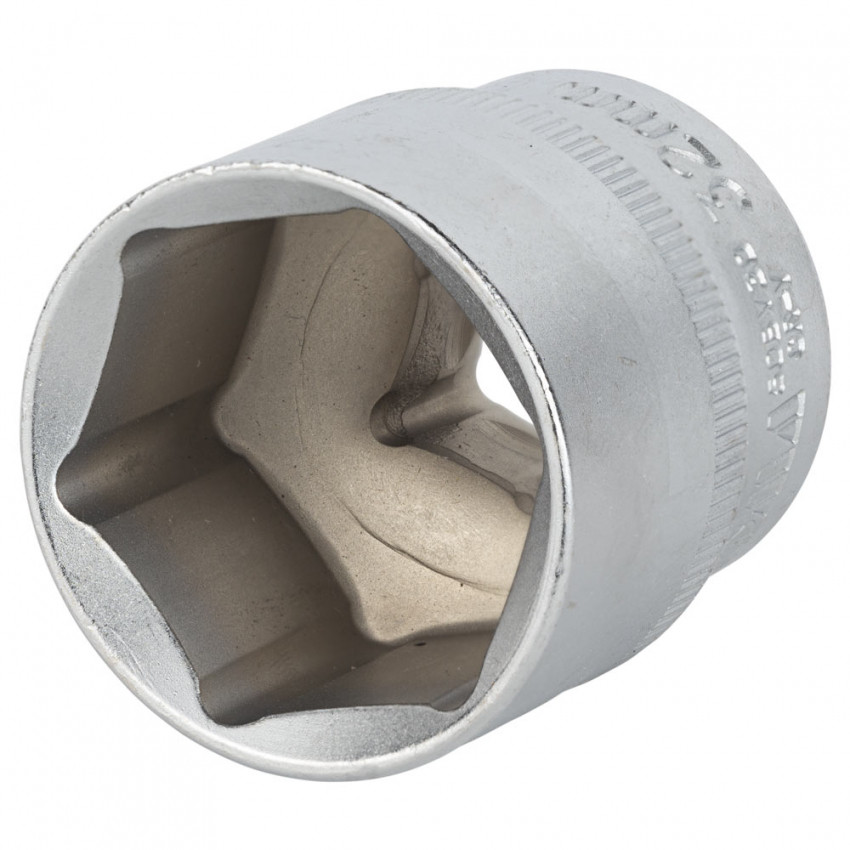 Насадка шестигранна коротка 1/2" 32мм CrV mid Sigma (6071321)-6071321