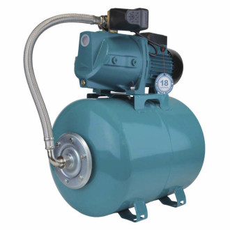 Станція 1.1кВт Hmax 55м Qmax 80л/хв (самовсмоктувальний насос) 50л Україна LEO (775325/50)-[articul]