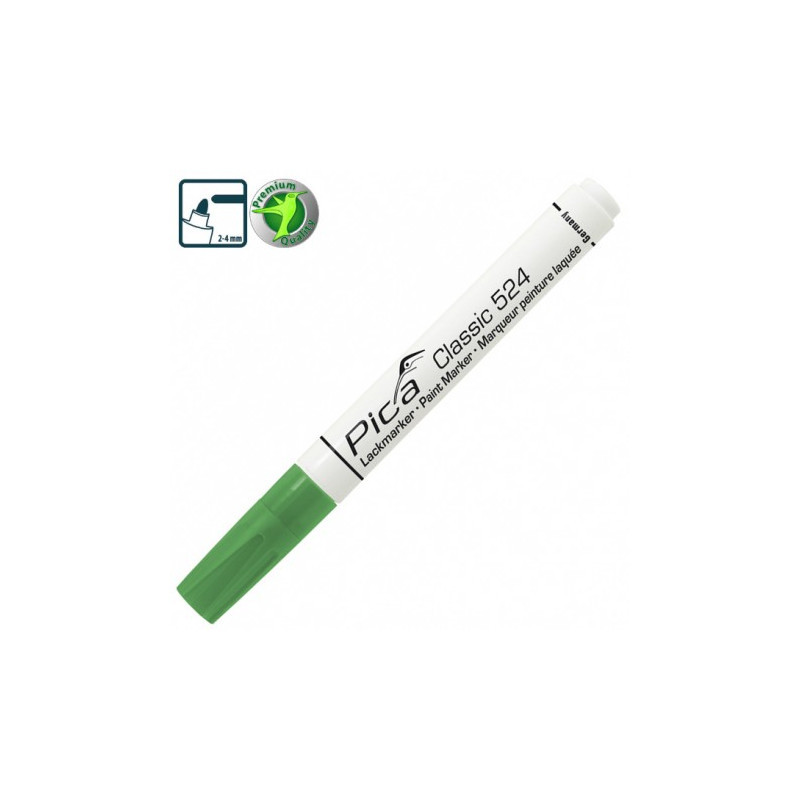 Рідкий промисловий маркер Pica Classic 524/36 Industry Paint Marker, зелений-524/36