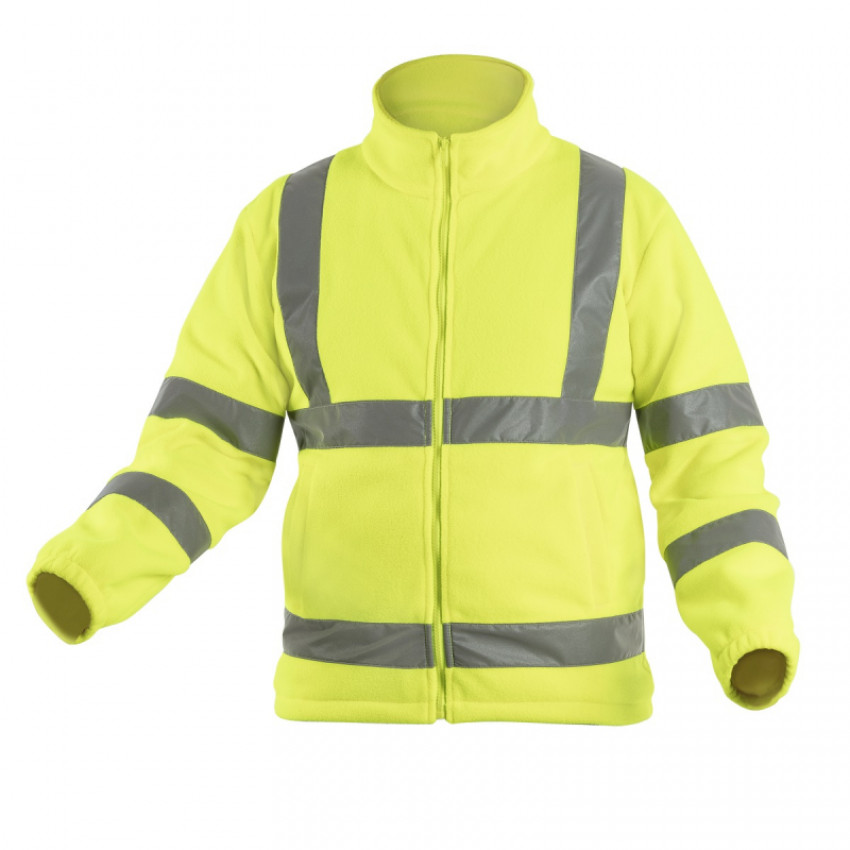 Блуза флісова сигнальна ALAND, жовта HOEGERT 2XL HT5K376-2XL-HT5K376-2XL