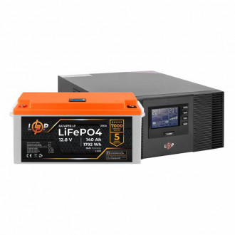 Комплект резервного живлення LP (LogicPower) ДБЖ + літієва (LiFePO4) батарея (UPS B1500 + АКБ LiFePO4 1792W)-[articul]