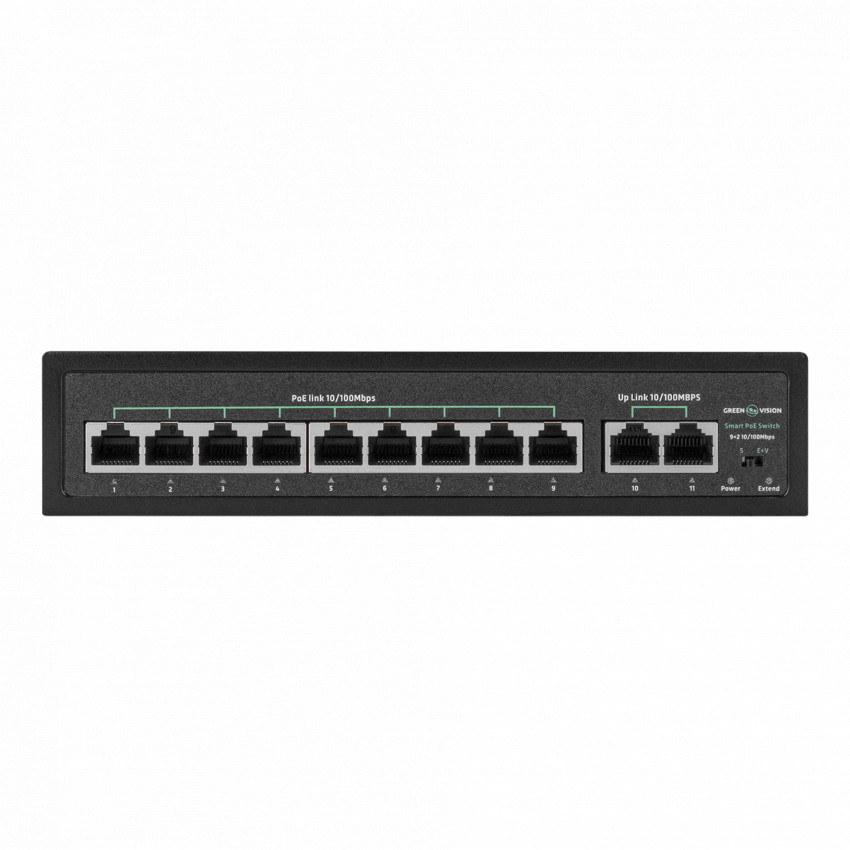 Комутатор мережевий POE GV-016-D-09+2P-
