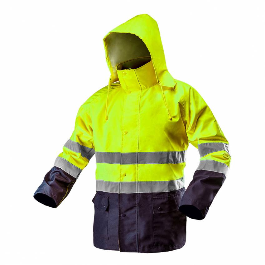 Куртка світлоповертаюча; жовта; розмір XL-81-720-XL