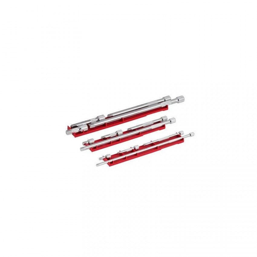 Набор удлинителей 1/4  ( 38mm, 76mm, 152mm, 356mm) MILWAUKEE 4932480637-4932480637