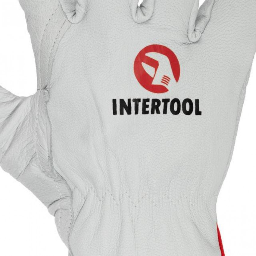 Рукавичка шкіряна з високоякісної овечої шкіри 10 "" Driver Style " INTERTOOL SP-0170-SP-0170