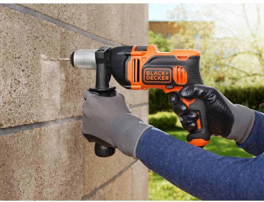 Дриль ударний мережевий BLACK DECKER BEH850-BEH850