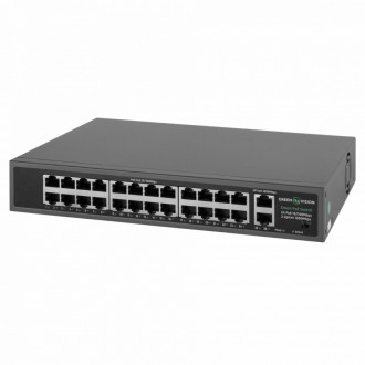 Комутатор мережевий POE GV-017-D-24+2PG