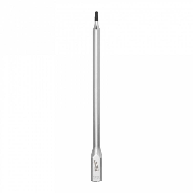 Головка торцева хромована 1/4'' MILWAUKEE подовжена з бітою Torx, T15-4932500439