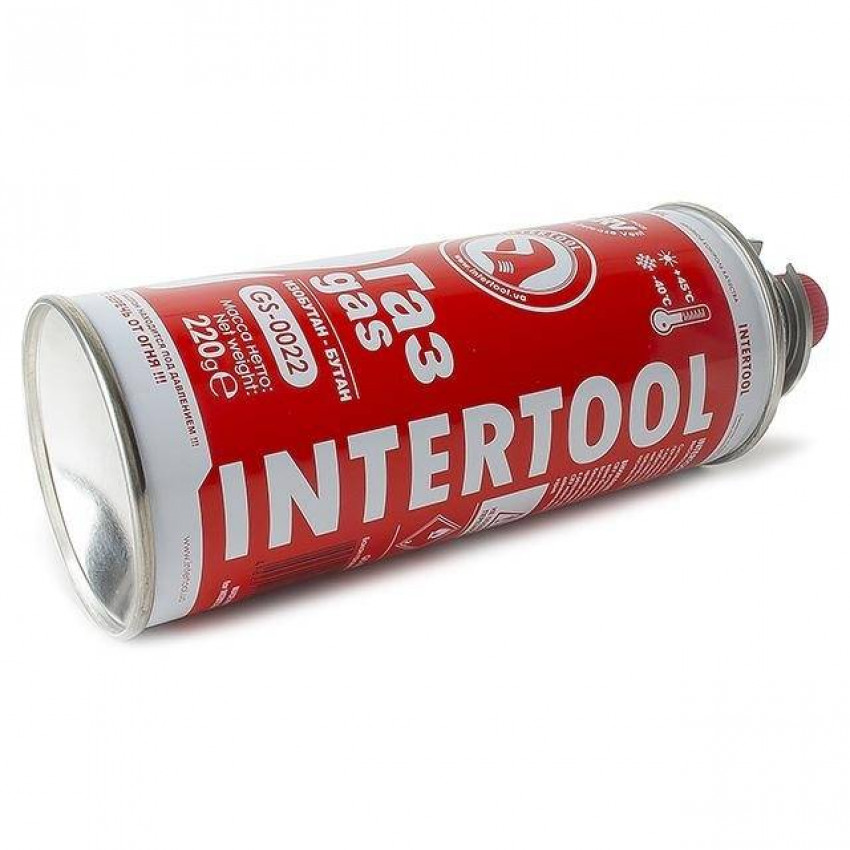 Газовий балон 220 г, STORM INTERTOOL GS-0022-GS-0022