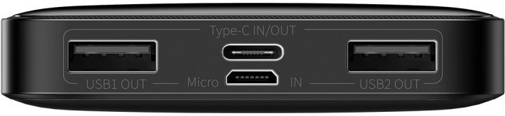 Зовнішній акумулятор Baseus Bipow Digital Display 10000mAh 15W Чорний (PPDML-I01)-