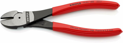 Кусачки бокові особливої потужності KNIPEX 74 01 180 SB