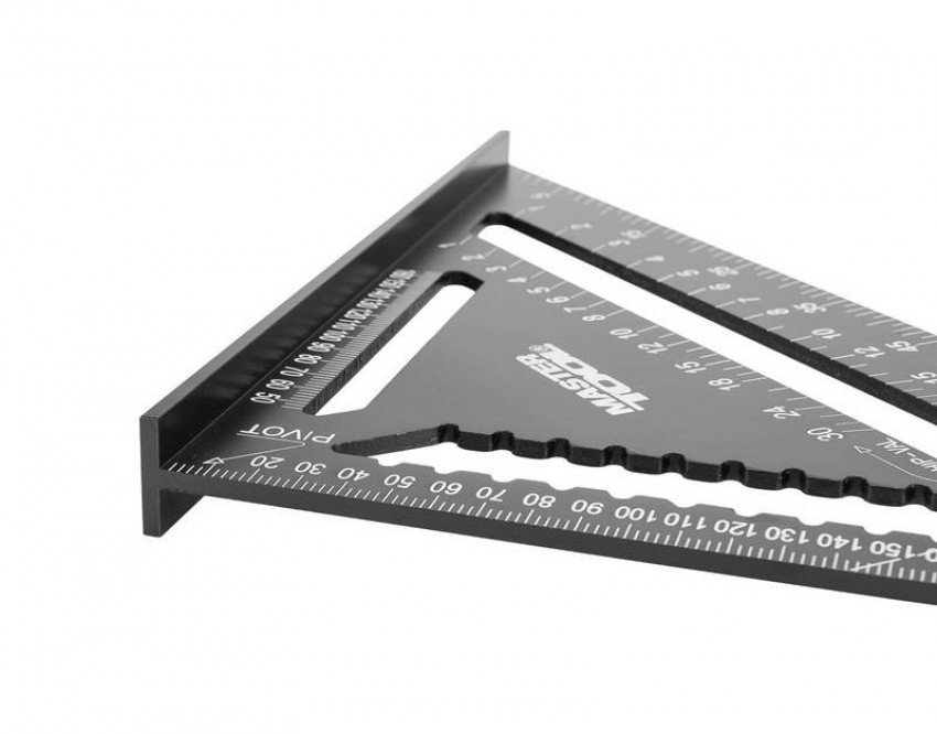Кутник тесляра MASTERTOOL SWANSON 180 мм алюмінієвий 30-3518-30-3518