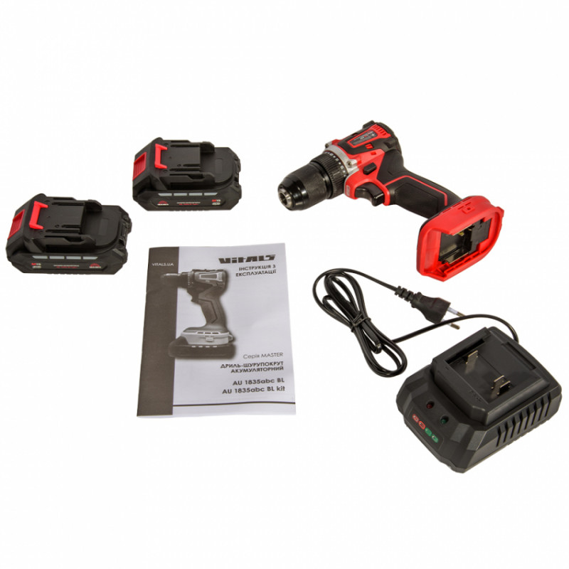 Дриль-шурупокрут акумуляторний Vitals Master AU 1835abc BL Kit-235979