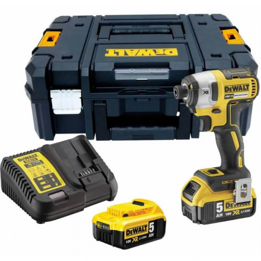 Шуруповерт акумуляторний ударний безщітковий DeWALT DCF887P2-DCF887P2