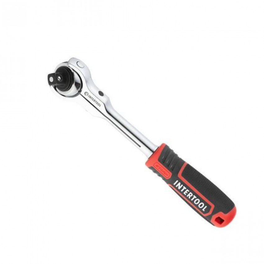 Рукоятка з храповим механізмом поворотна, 72 зуба 1/2 ", Cr-V STORM INTERTOOL ET-8009-ET-8009