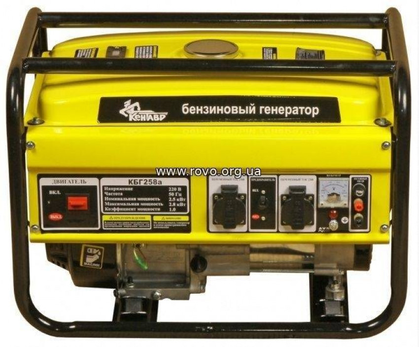 Генератор бензиновий Кентавр КБГ258 (2019) | 2,8 кВт-115845
