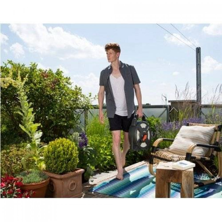 Котушка зі шлангом Gardena 18400 + комплект для підключення-18400-20.000