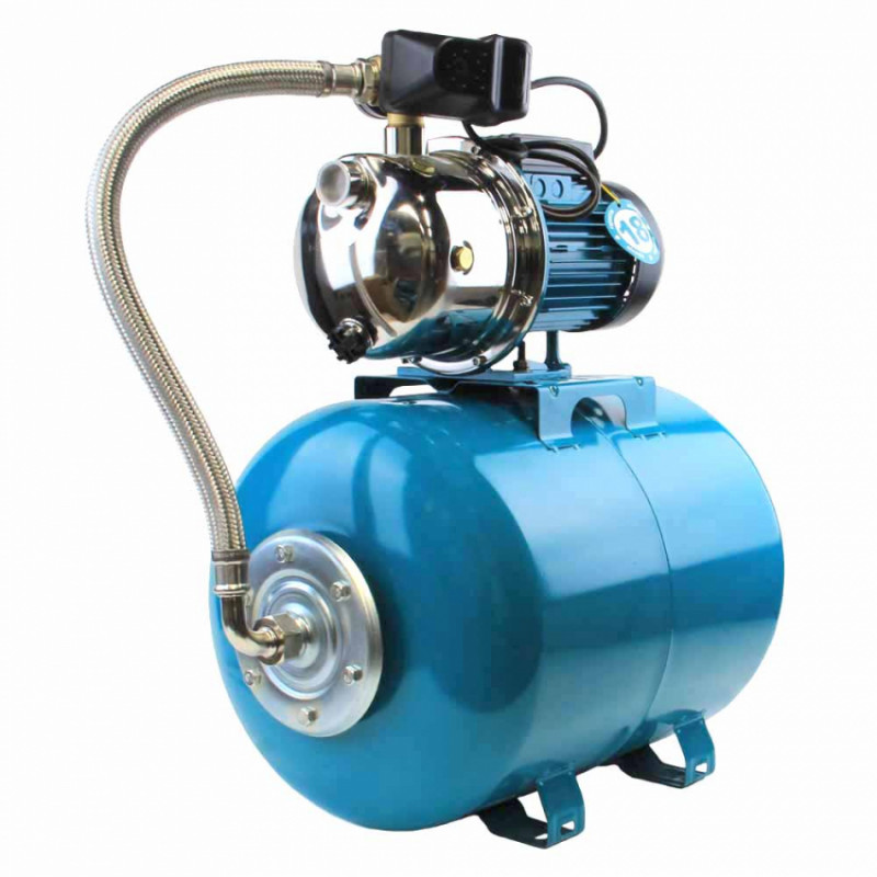 Станція 1.1кВт Hmax 50м Qmax 60л/хв (самовсмоктувальний насос нерж) 50л Україна AQUATICA (775098/50)-775098/50