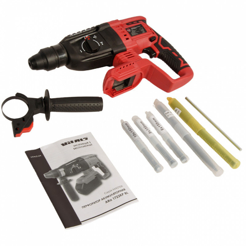 Перфоратор акумуляторний Vitals Master ARa 1722KP BL-235980