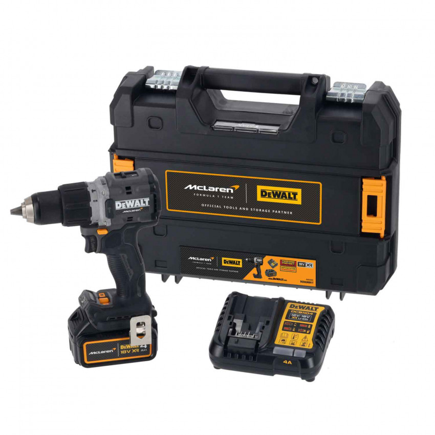 Дриль-шурупокрут ударний McLaren F1 TEAM LIMITED EDITION DeWALT DCD85MM1T-DCD85MM1T