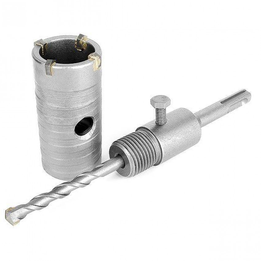 Свердло корончате по бетону 36мм + перехідник SDS Plus 100мм INTERTOOL SD-7036-SD-7036