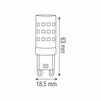 Світлодіодна лампа PETA-10 10W G9 4200K