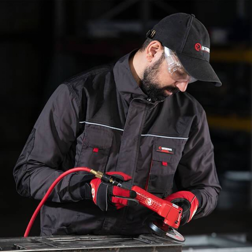 Куртка робоча 80% поліестер, 20% бавовна, щільність 260 г / м2, L INTERTOOL SP-3003-SP-3003