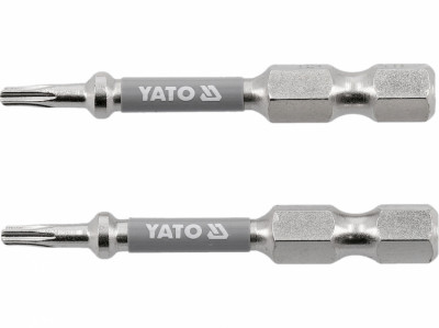 Насадка викруткова YATO; &quot;TORX&quot; T8 х 50 мм. шпиндель 6-гран- 1/4&quot;, покрита нікелем, 2 шт.[10]-[articul]