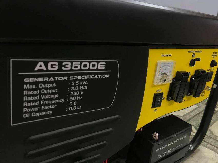 Бензиновий генератор Armak AJ3500E (2.8 кВт) (AJ3500E_230V)-AJ3500E_230V