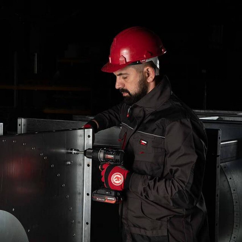 Куртка робоча 80% поліестер, 20% бавовна, щільність 260 г / м2, L INTERTOOL SP-3003-SP-3003