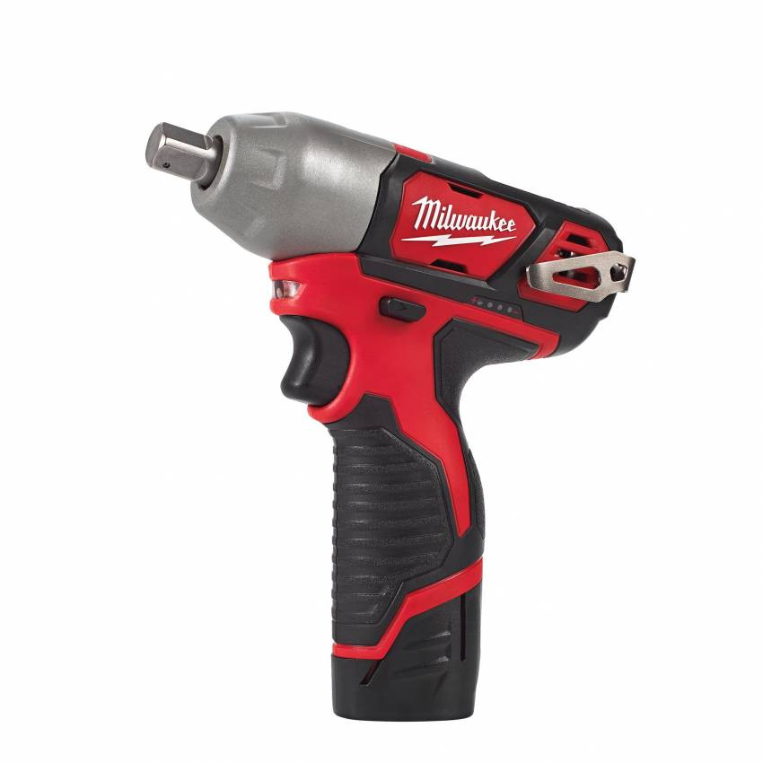 Гайкокрут акумуляторний 1/2" MILWAUKEE, M12 BIW12-202C, 138Нм, ( зар.пристрій, 2 акум.Х 2Ач, кейс)-4933447133