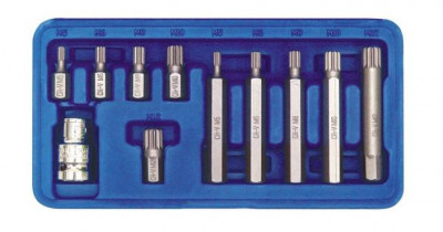 Набір викруткових насадок VOREL 1/2&quot; SPLINE M5-M12 11 шт-[articul]