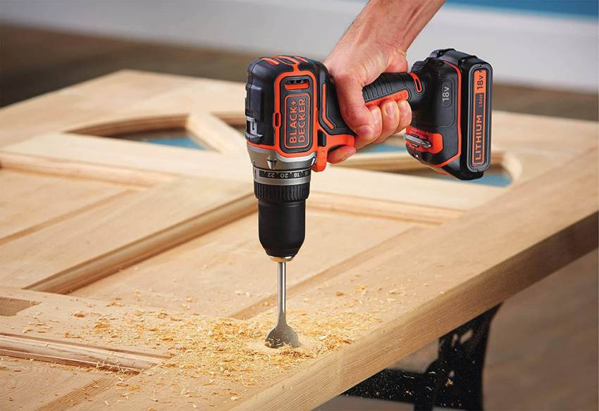 Дриль-шуруповерт акумуляторний безщітковий BLACK DECKER BL186KB-BL186KB