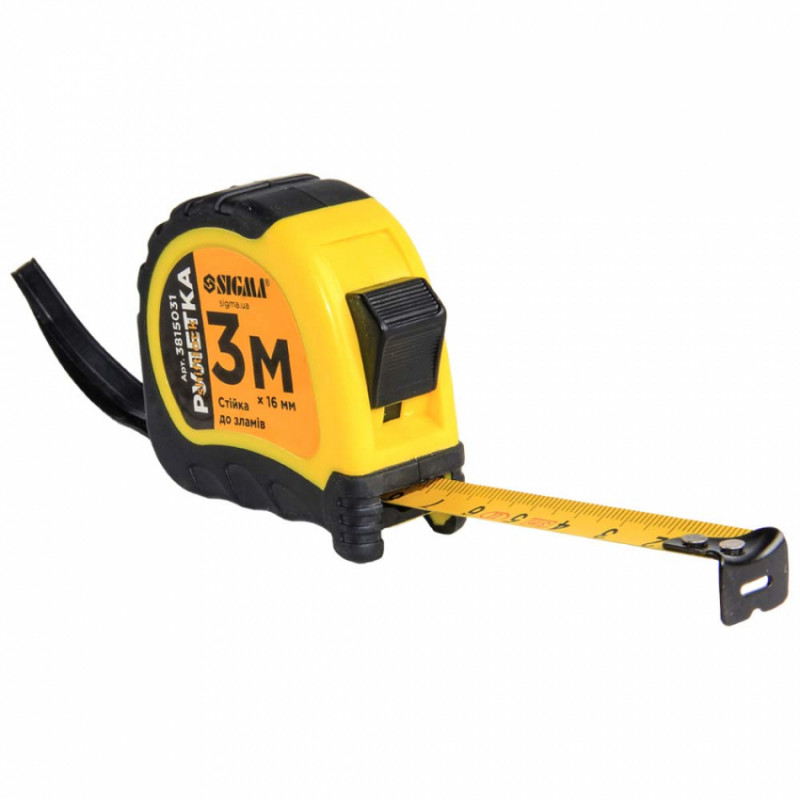Рулетка shiftlock 3м * 16мм Sigma (3815031)-3815031