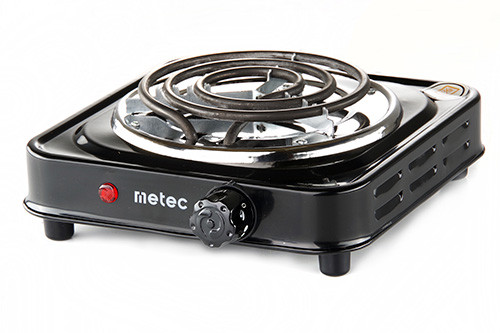 Плита електрична настільна спіральна ES-01SSB, 1000Вт Metec-700080