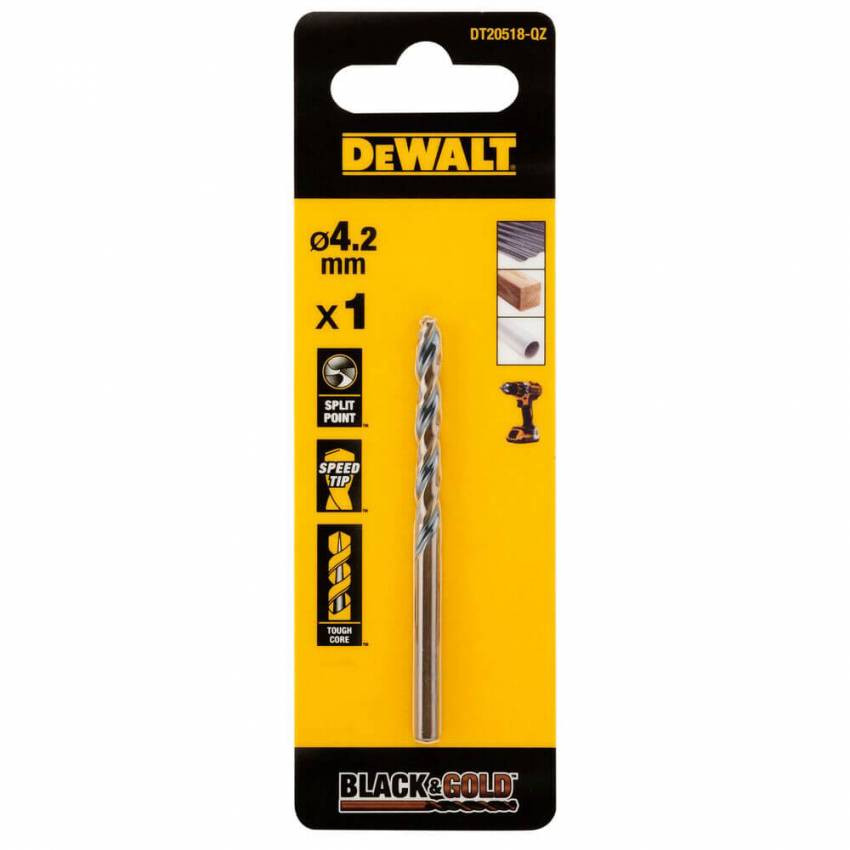 Свердло по металу EXTREME Black & Gold DeWALT DT20518-DT20518