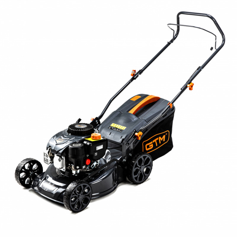 Газонокосарка бенз. LM42, 4к.с., ширина захвату 42см, висота скош. 25-75см, травозбірник 45л, несамохідна-LM42