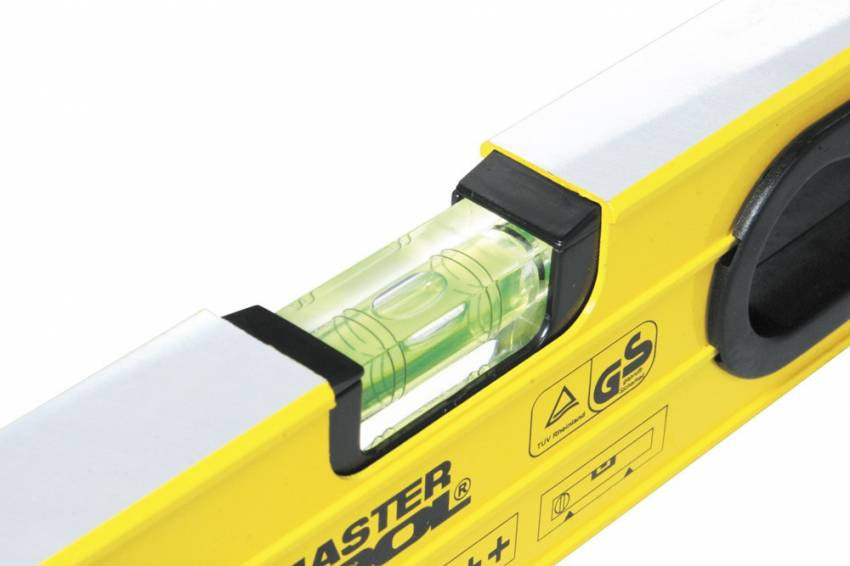 MasterTool Рівень ПРОФІ з ручками 60 см, 3 капсули, фрезеровані поверхні, Арт.: 36-0603-36-0603