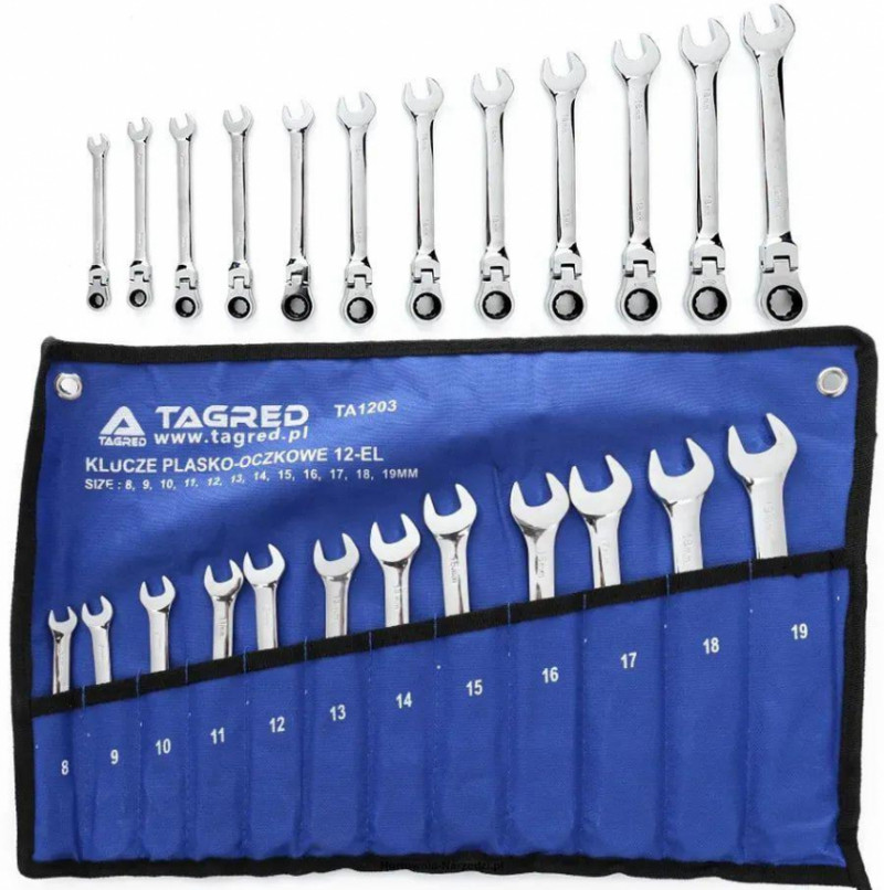Набір ключів комбінованих, 12 шт TAGRED TA1203-TA1203