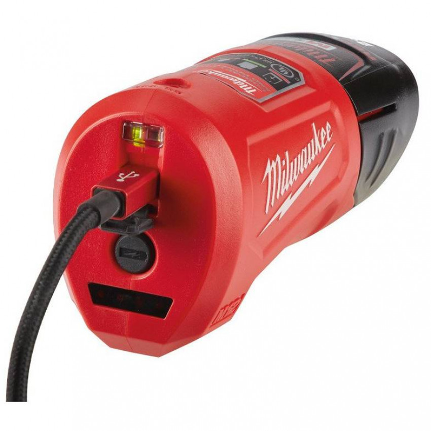 Зарядний пристрій MILWAUKEE, компактний M12 TC-4932459450
