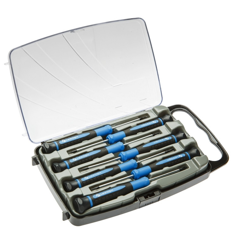 Набір часових викруток в футлярі, 7 шт. HOEGERT SL/PH/TORX HT1S270-HT1S270