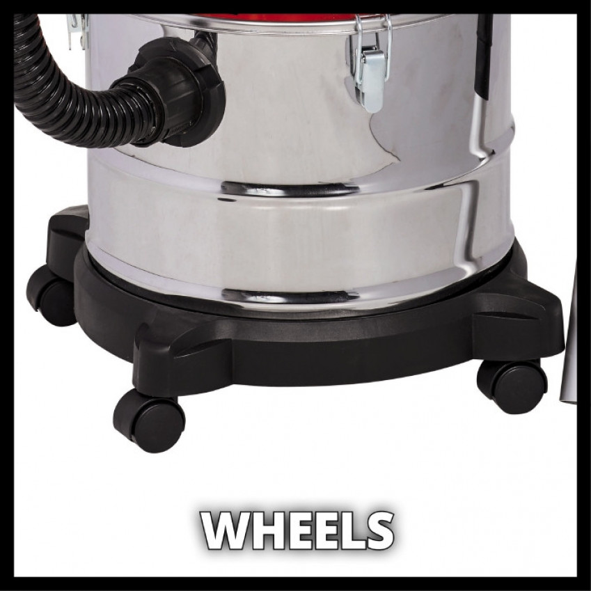 Пилосос для золи акумуляторний Einhell TE-AV 18/15 Li C - Solo (2351700) - ПОШКОДЖЕНЕ ПАКУВАННЯ!-