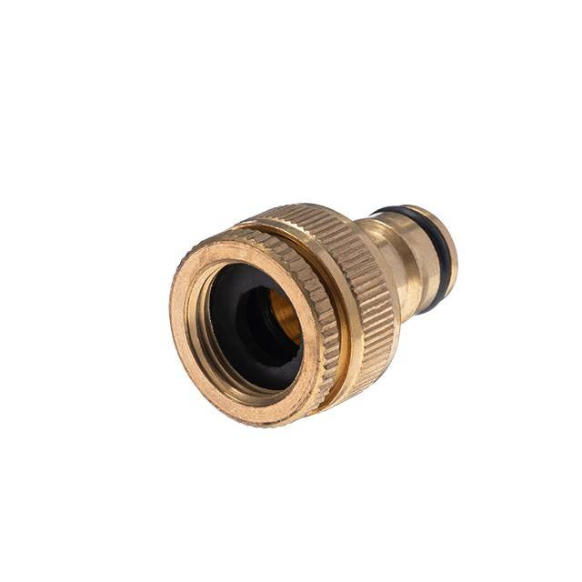 Адаптер латунний на конектор 1/2" із внутрішньою різьбою 1/2" та 3/4" STORM INTERTOOL GE-1210-GE-1210