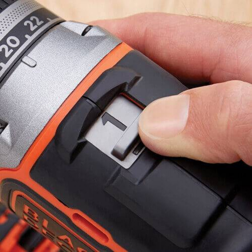 Дриль-шуруповерт акумуляторний безщітковий BLACK DECKER BL186KB-BL186KB