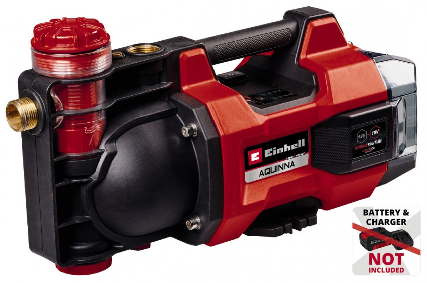Насос садовий акумуляторний Einhell AQUINNA 18/30 F LED (4180430)-