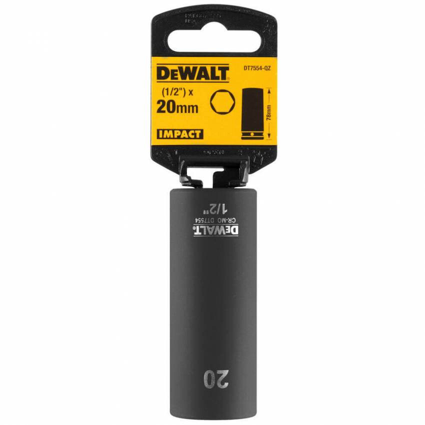 Головка торцева ударна довга IMPACT DeWALT DT7554-DT7554