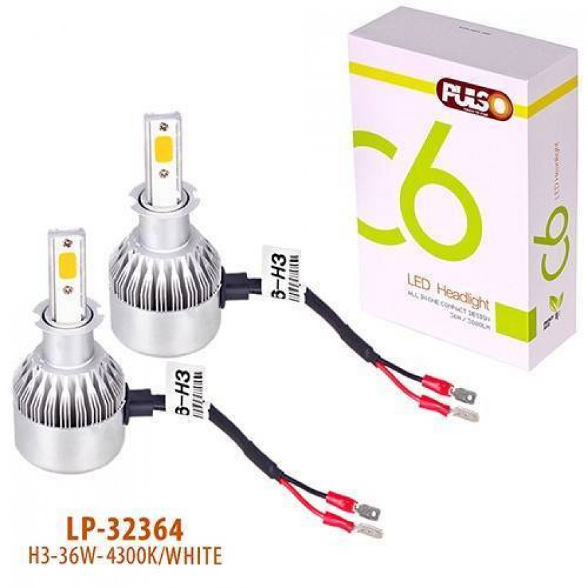 Лампи PULSO C6/LED/H3 PK22S/2*280°COB/12-24v36w/3800Lm/4300K-LP-32364 (40)