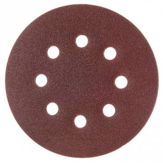 Круг шліфувальний самозачіпний Vitals 125 мм 8 отв з. 120, 5 шт.