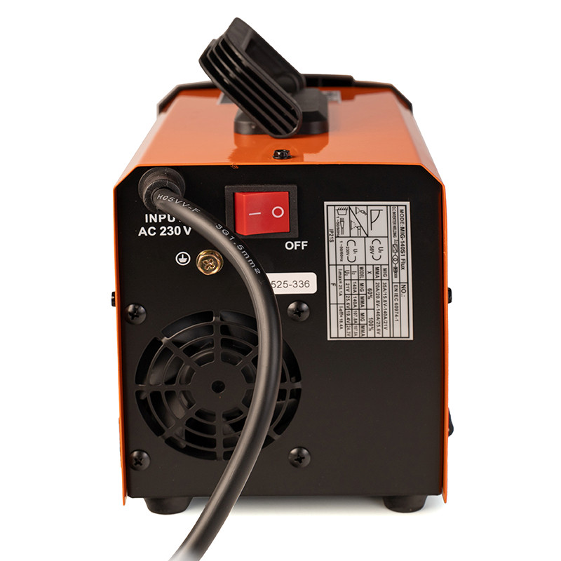 Напівавтомат зварювальний Welding Dragon MIG-140 S1 FLUX портативний для зварювання самозахисним флюсовим порошковим дротом-MIG.140S1-1